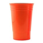 Custom Printed Party Cup Double Walled 16 oz - Orange