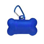 Custom Printed Pet Bag Dispenser - Translucent Blue
