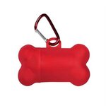 Custom Printed Pet Bag Dispenser - Translucent Red