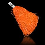 Custom Printed Plastic Pom Pom Orange 16" -  