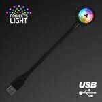Custom Printed USB Party Light Mini Disco Ball, 9 Settings -  
