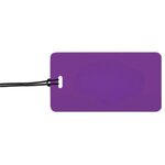Custom Printed Varo Luggage Tag - Purple