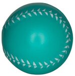 Custom Squeezies (R) Baseball Stress Reliever - Teal