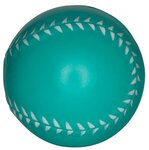 Custom Squeezies (R) Baseball Stress Reliever - Teal