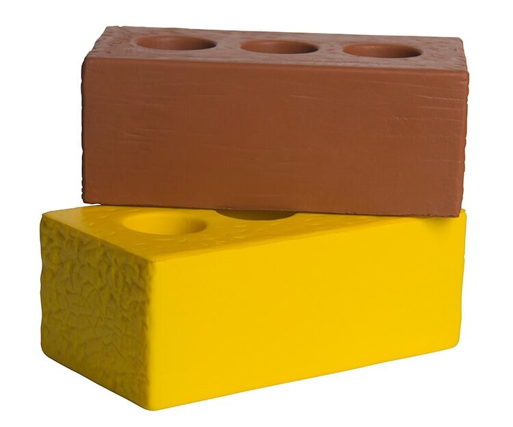 Main Product Image for Custom Squeezies (R) Brick Stress Reliever