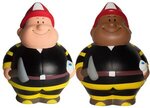 Custom Squeezies (R) Fireman Bert Stress Reliever -  