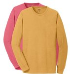 Buy Custom T Shirt Design Port & Company Pigment-Dyed Long Sleeve.
