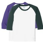 Buy Custom T Shirt Design Port & Company Youth 3/4-Sleeve Tee.