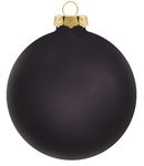 Custom Traditional Glass Ornaments - Black