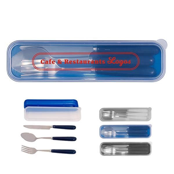 Main Product Image for Promotional Cutlery Set In Plastic Case