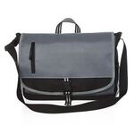 Cutting Edge Laptop Messenger - Gray