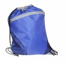 Cyclone Mesh Curve Drawstring Backpack - Blue/Gray