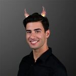 Dancing Flames Light Up Devil Horn Headband