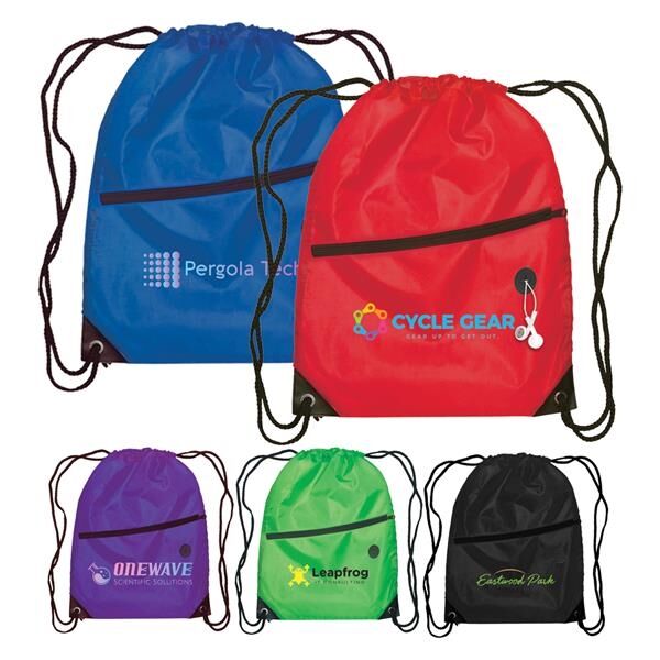 Main Product Image for Daypack - Drawstring Backpack - 210d Polyester - Colorjet