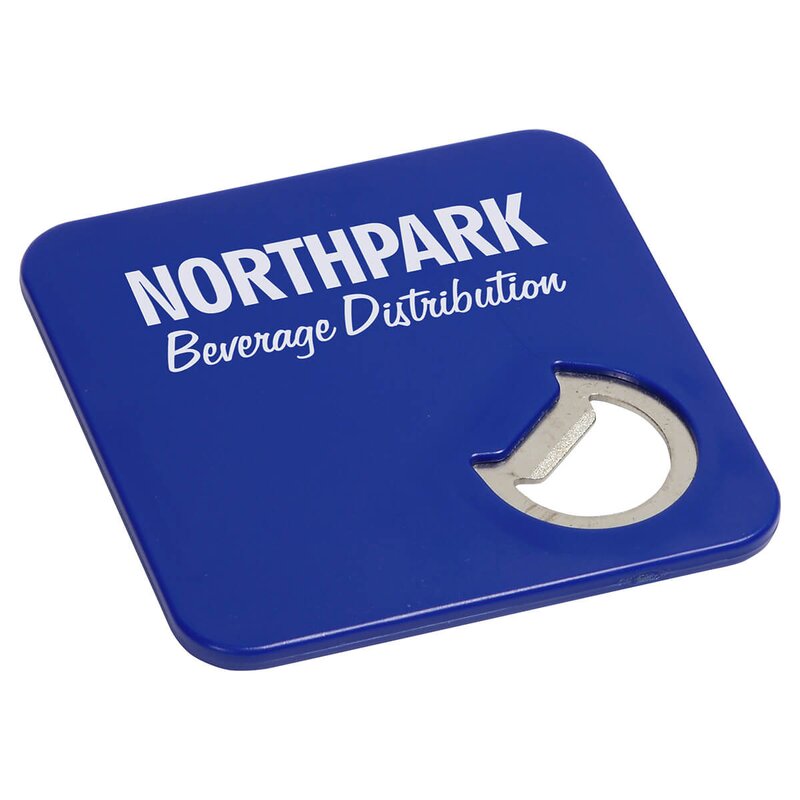 Main Product Image for Custom Deluxe Bottle Opener Coaster