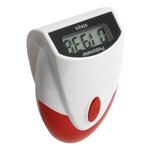 Designer Top-View Pedometer - Red