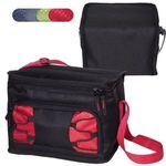 Diamond Lunch Cooler - Red