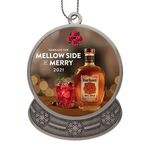 Die Cast Holiday Ornament - Snow Globe -  