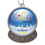 Die Cast Holiday Ornament - Snow Globe -  