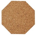 Digital 3.5" Octagon Cork Coaster - Cork