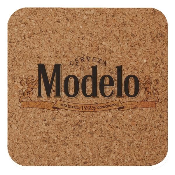 Main Product Image for 4" Square Cork Coaster - Digital