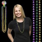 Disco Style Round Beads - Assorted Colors