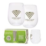 Dishwasher Safe Govino®12oz Wine/Cocktail Glass 2 Pack - Clear