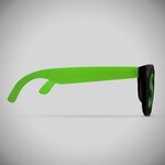 Dollar Sign Novelty Sunglasses - Black-green