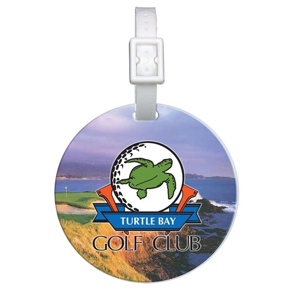 Main Product Image for Domed Round Golf Bag Tag