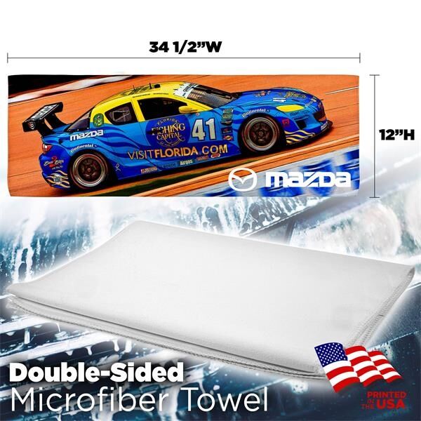 Main Product Image for Double Sided Automotive Microfiber Cleaning Towel - Sub