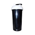 Double Sided Fitness Shaker Bottle -  Black