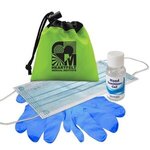 Drawstring Hand Sanitizer Pouch -  