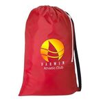 Drawstring Utility Bag - Red