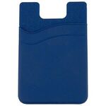 Dual Pocket Cell Phone Sleeve with Adhesive Backing - Navy