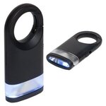 Dual Shine LED Light Carabiner -  black