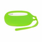 Durable Silicone Luggage Tag - Bright Green