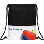 Dye Sublimation 300D Polyester Drawstring Backpack -  