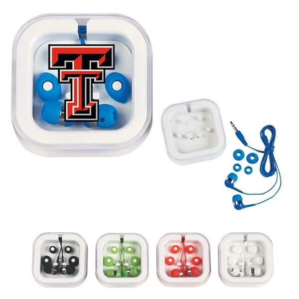 Main Product Image for Printed Earbuds In Case