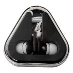 Earbuds with Triangle Case - Black