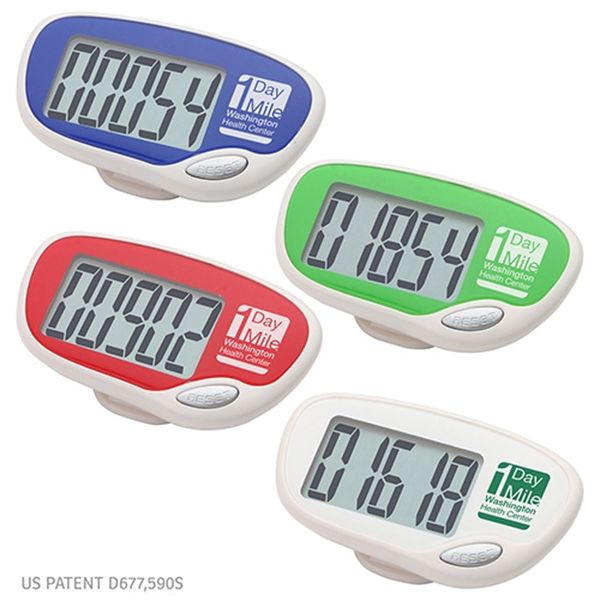 Main Product Image for Custom Easy Read Step Count Pedometer