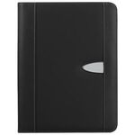 ECLIPSE BONDED LEATHER ZIPPERED PORTFOLIO WITH CALCULATOR