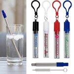 Buy "Eco-Collapsible Straw" Reusable Stainless Steel Straw