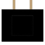 Eco-Green Jute Tote - Black-natural