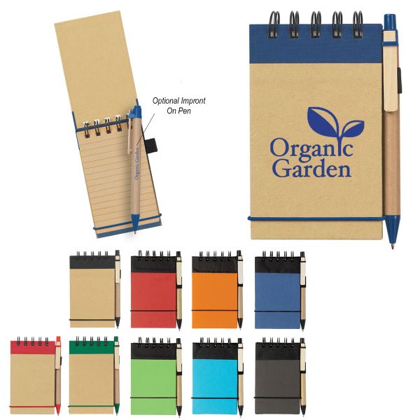 Main Product Image for Custom Printed Eco-Inspired Spiral Jotter & Pen