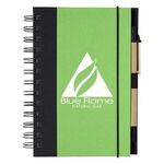 ECO-INSPIRED SPIRAL NOTEBOOK & PEN -  