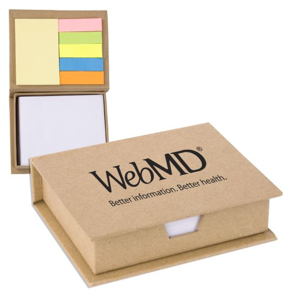 Main Product Image for Imprinted Eco/Recycled Sticky Note Memo Case