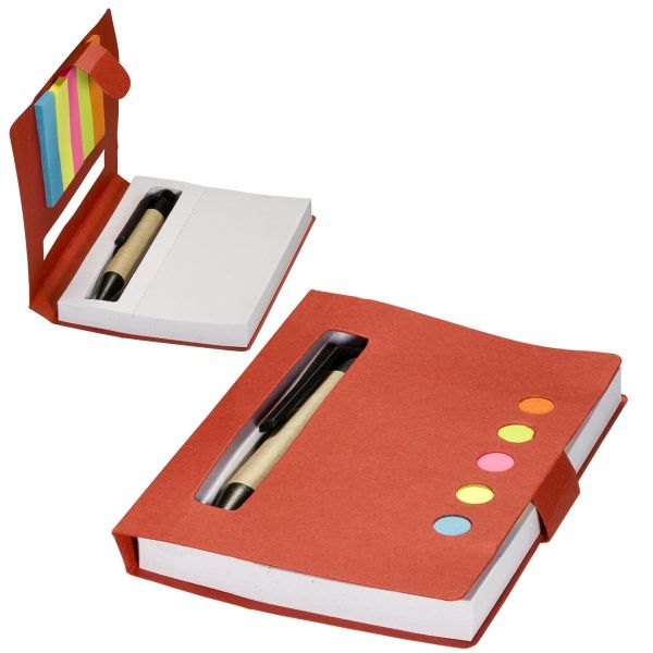 Main Product Image for Imprinted Eco Stowaway Sticky Jotter With Pen