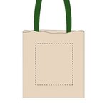 Econo Cotton Tote - Natural-green