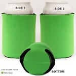 Econo Frio Sock (TM) Beverage Holder - Lime Green