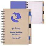 Buy Promotional EcoShapes(TM) Recycled Die Cut Notebook: Globe